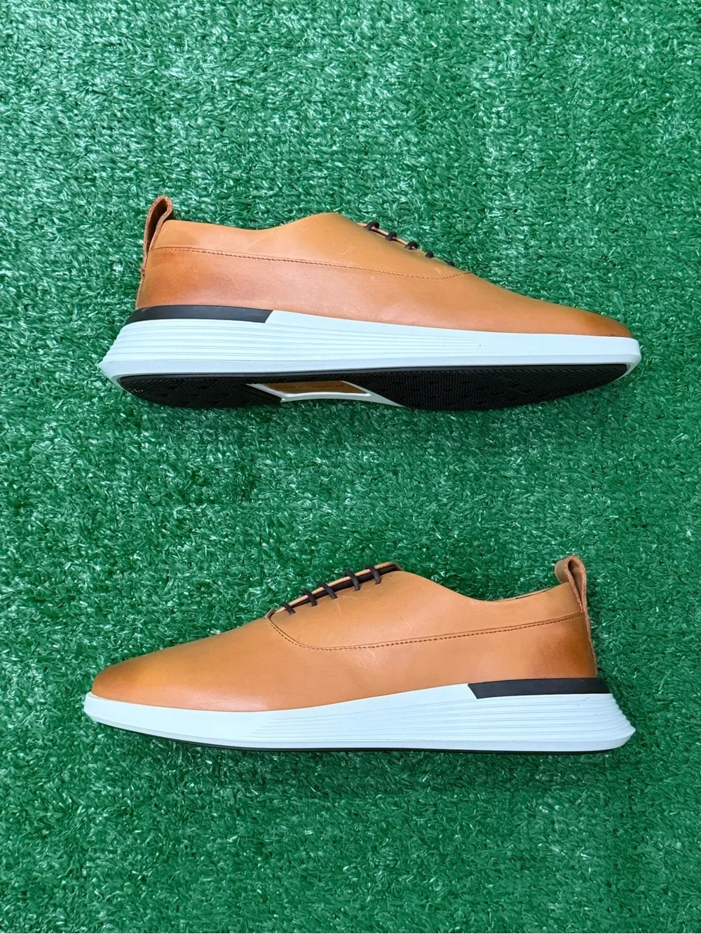 Wolf & Shepherd Crossover Derby Cognac Dress Sneakers – Men’s Size 6